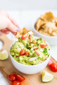 Healthy guacamole 